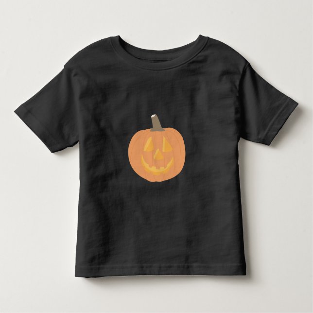 Camiseta De Bebé Calabaza de Halloween (Anverso)