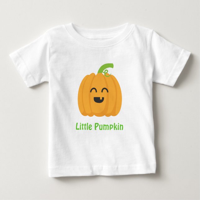 Camiseta De Bebé Calabaza de Halloween con truco o truco para bebés (Anverso)