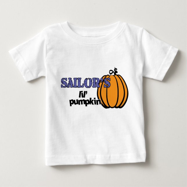 Camiseta De Bebé Calabaza de lirio de marinero (Anverso)