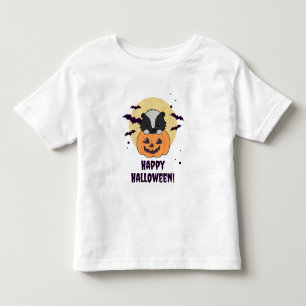 Camiseta De Bebé Calabaza de zorrillo de piel de piel feliz Hallowe