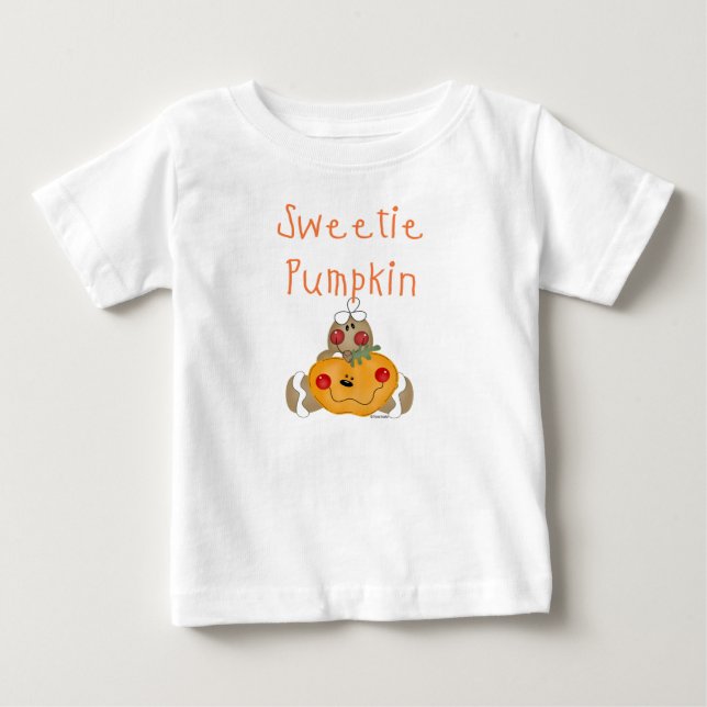 Camiseta De Bebé Calabaza del Sweetie (Anverso)
