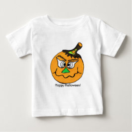 Camiseta De Bebé Calabaza Halloween baby Shirt