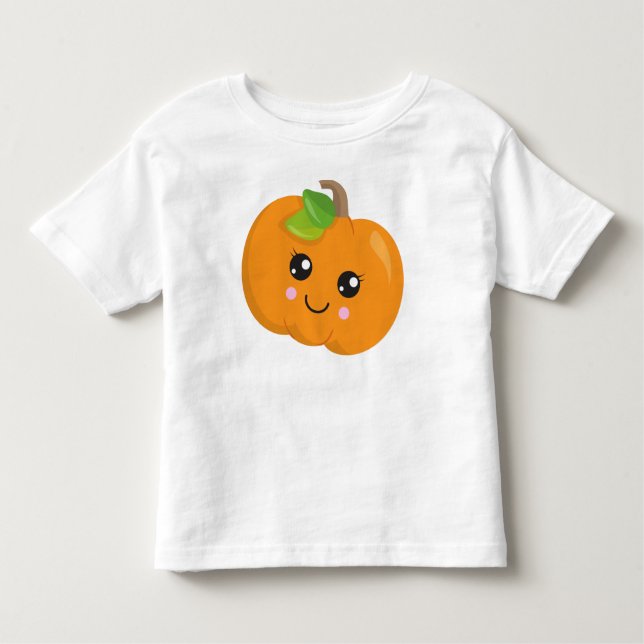 Camiseta De Bebé Calabaza Halloween, Calabaza Sonriente, Truco O Tr (Anverso)