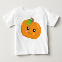 Camiseta De Bebé Calabaza Halloween, Calabaza Sonriente, Truco O Tr