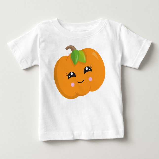 Camiseta De Bebé Calabaza Halloween, Truco O Tratamiento, Calabaza  (Anverso)
