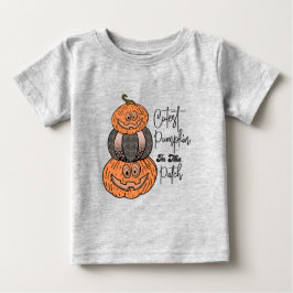 Camiseta De Bebé Calabaza Más Cuesta En El Parche Camiseta Del Bebé
