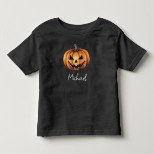 Camiseta De Bebé Calabaza Naranja Personalizada de Moda para Hallow