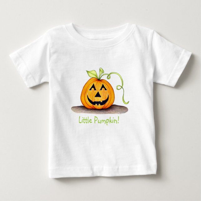 Camiseta De Bebé ¡Calabaza pequeña! (Anverso)
