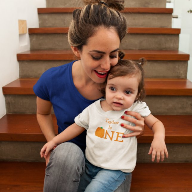 Camiseta De Bebé Calabaza Primer cumpleaños bebé camiseta (Subido por el creador)