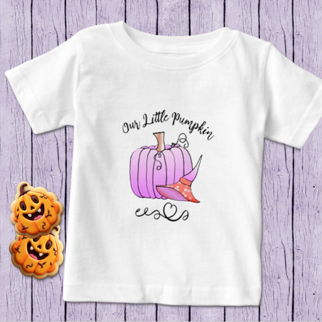 Camiseta De Bebé Calabaza rosa y rosa (Subido por el creador)