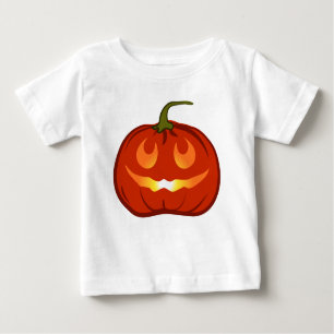 Camiseta De Bebé Calabaza sonriente