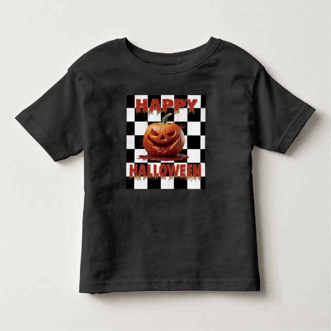 Camiseta De Bebé Calabaza sórdida (Anverso)