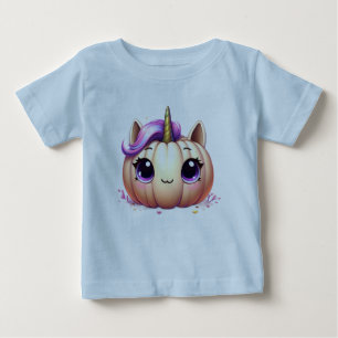 Camiseta De Bebé Calabaza unicornio 03