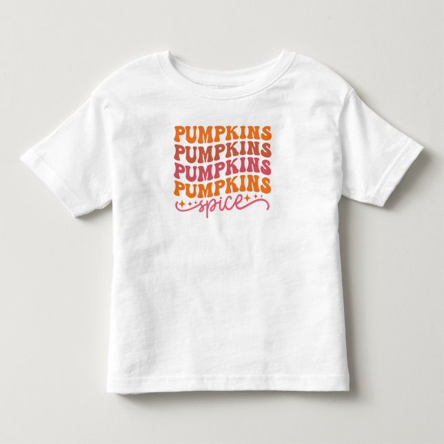 Camiseta De Bebé Calabazas calabazas calabazas calabazas especias (Anverso)