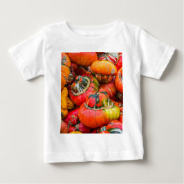 Camiseta De Bebé Calabazas coloridas