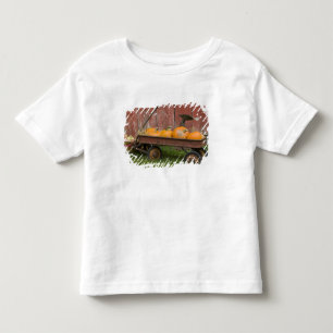 Camiseta De Bebé Calabazas en viejo carro