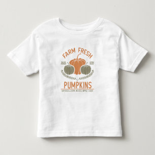 Camiseta De Bebé Calabazas frescas de granja Hand Picked