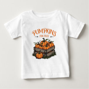 Camiseta De Bebé Calabazas gratis - Amantes del otoño