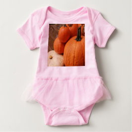 Camiseta De Bebé calabazas para Halloween en cubierta
