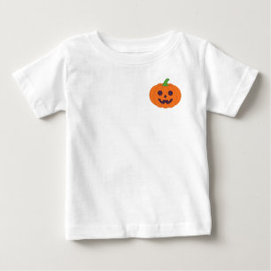 Camiseta De Bebé Calabazas y gatos negros lindos de Halloween