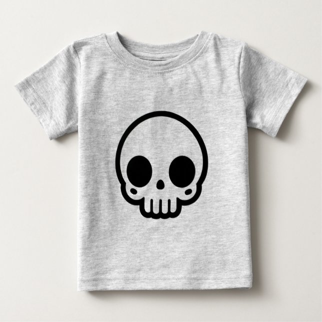 Camiseta De Bebé Calavera (Anverso)