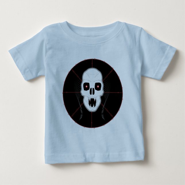 Camiseta De Bebé Calavera (Anverso)