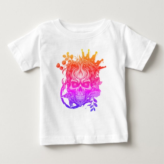 Camiseta De Bebé Calavera (Anverso)