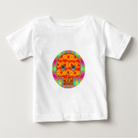 Calavera de Robot colorida sobre fondo arcoiris