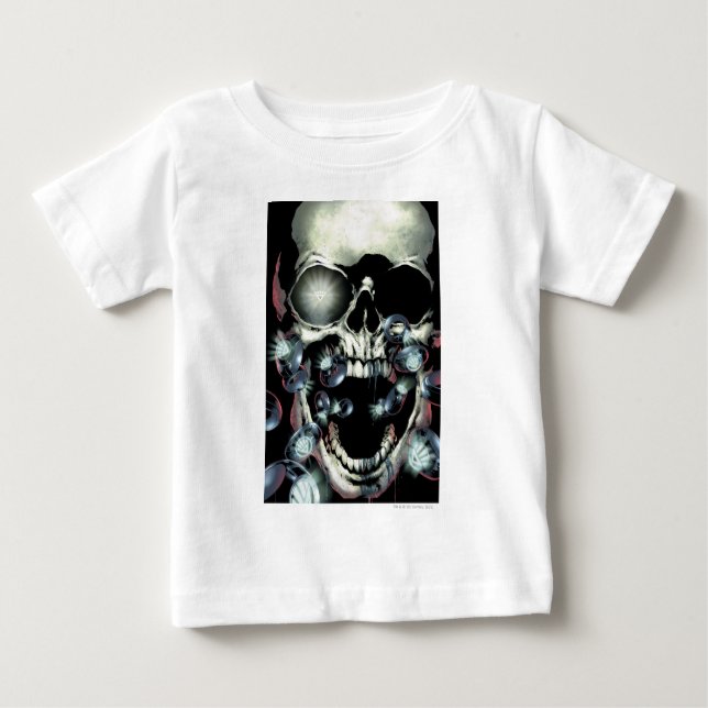 Camiseta De Bebé Calavera y anillos - Color (Anverso)