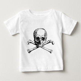 Camiseta De Bebé Calavera y huesos