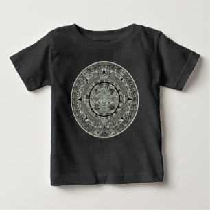 Camiseta De Bebé Calendario maya 1 azteca mexicano de soles aztecos