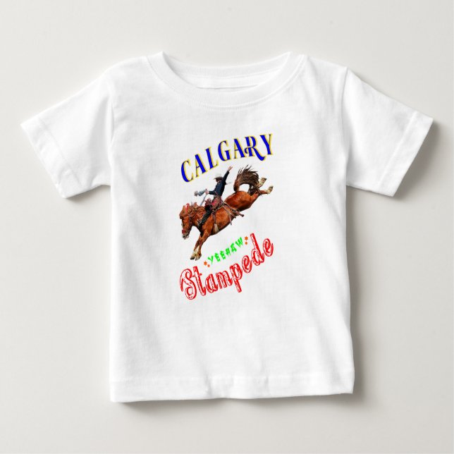 Camiseta De Bebé Calgary Yehaw Stampede (Anverso)