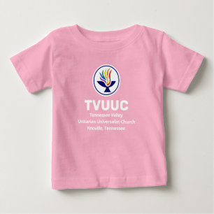 Camiseta De Bebé Calice / TVUUUC Rosa