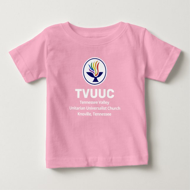 Camiseta De Bebé Calice / TVUUUC Rosa (Anverso)