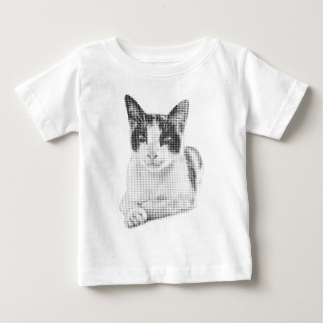 Camiseta De Bebé Calico Pop Halftone (Anverso)