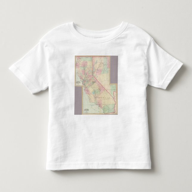 Camiseta De Bebé Calif compuesto, Nevada (Anverso)