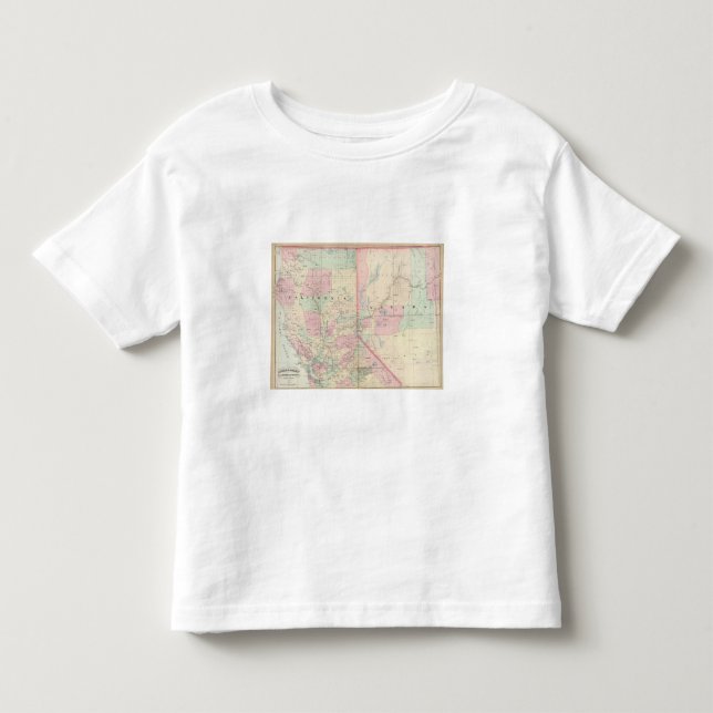 Camiseta De Bebé Calif, Nev del norte (Anverso)