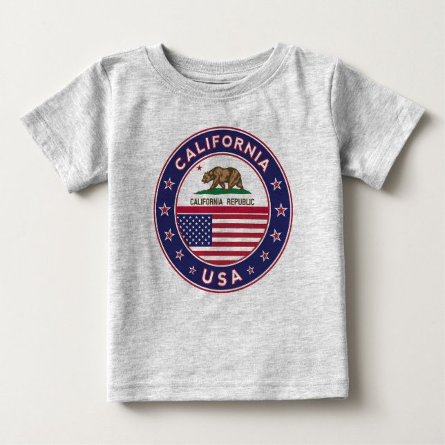 Camiseta De Bebé California (Anverso)