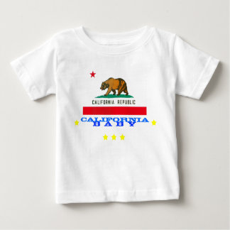 Camiseta De Bebé california baby + bandera