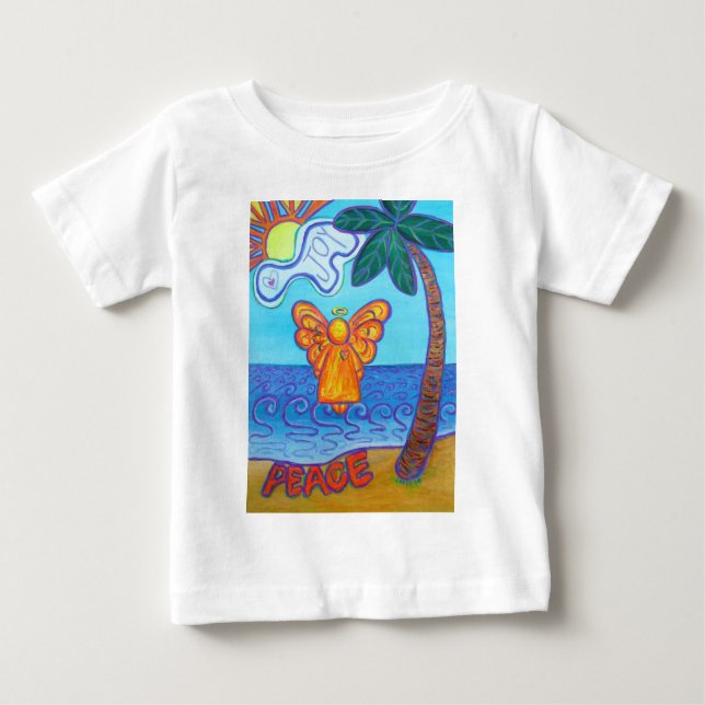 Camiseta De Bebé California Beach Angel T-Shirt (Anverso)