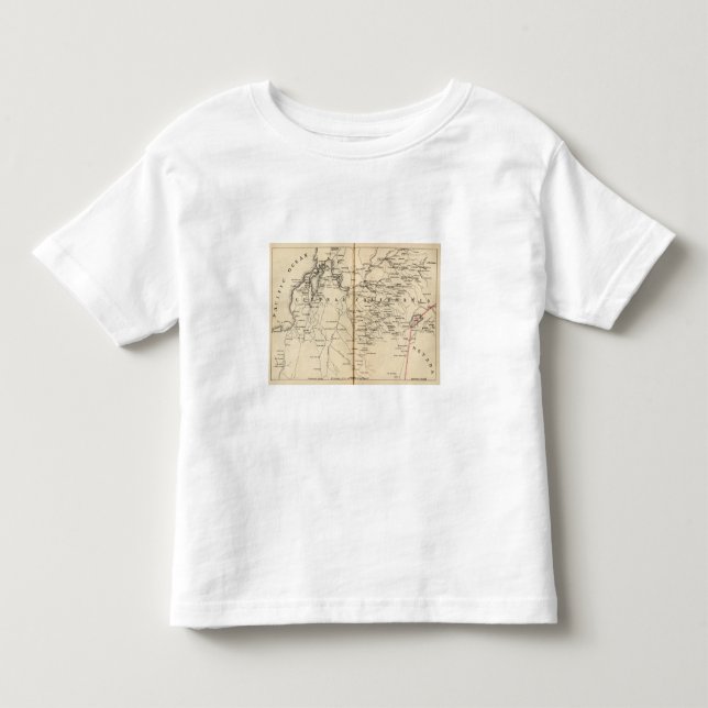 Camiseta De Bebé California central (Anverso)
