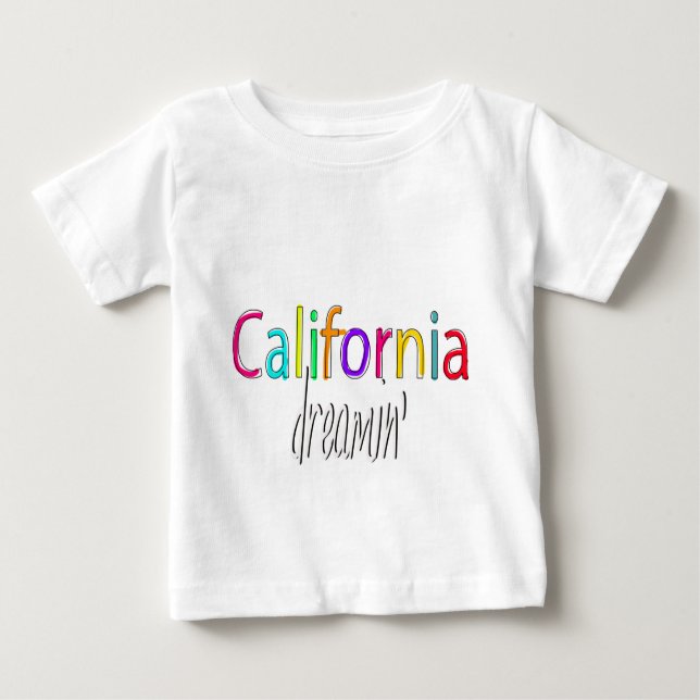 Camiseta De Bebé California Dreamin (Anverso)
