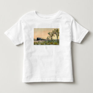 Camiseta De Bebé California limitó el tren que viajaba a través