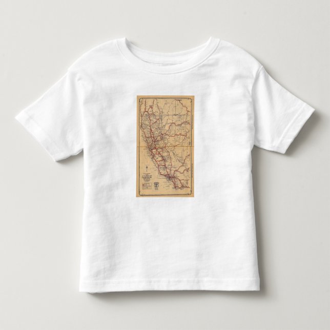 Camiseta De Bebé California, Nevada (Anverso)