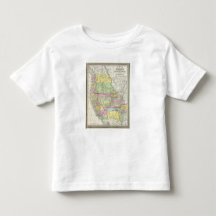 Camiseta De Bebé California, Oregon, Washington, Utah, New México