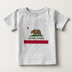 Camiseta De Bebé California State Flag