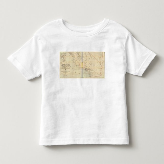 Camiseta De Bebé California y Nevada 7 (Anverso)
