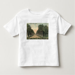 Camiseta De Bebé CaliforniaPalms junto al camino