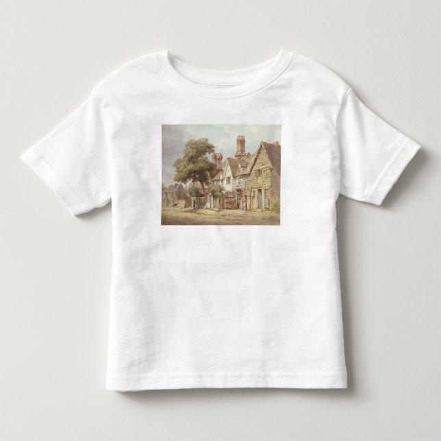 Camiseta De Bebé Calle del pueblo (Anverso)