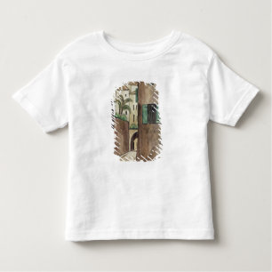 Camiseta De Bebé Calle y casas mediterráneas